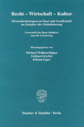 Recht - Wirtschaft - Kultur