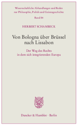 Von Bologna über Brüssel nach Lissabon