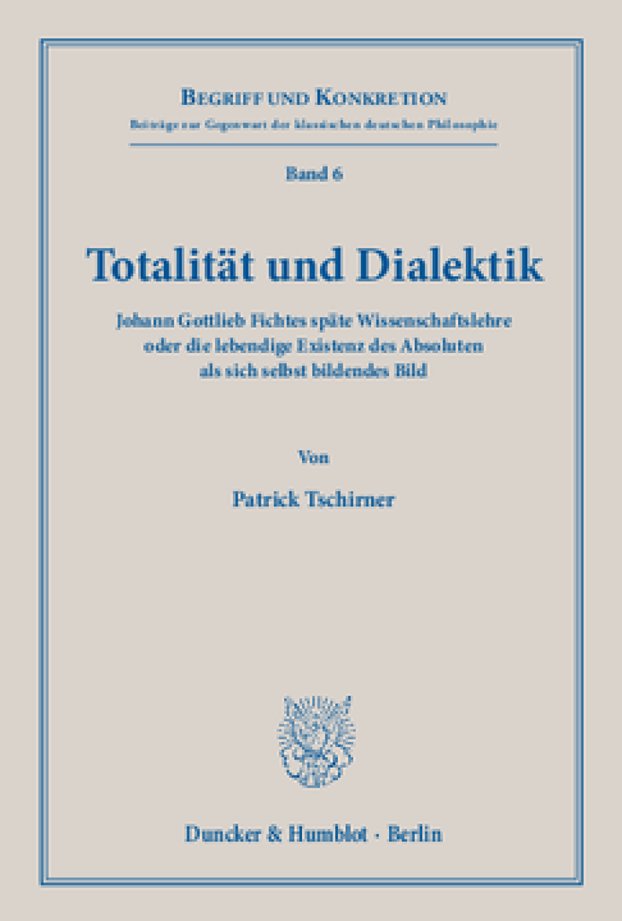 Totalität und Dialektik