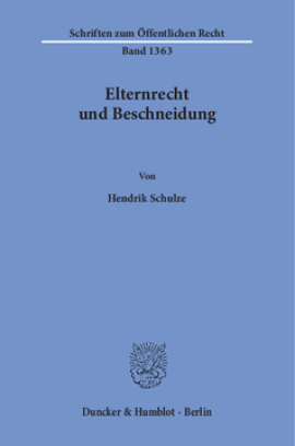 Elternrecht und Beschneidung