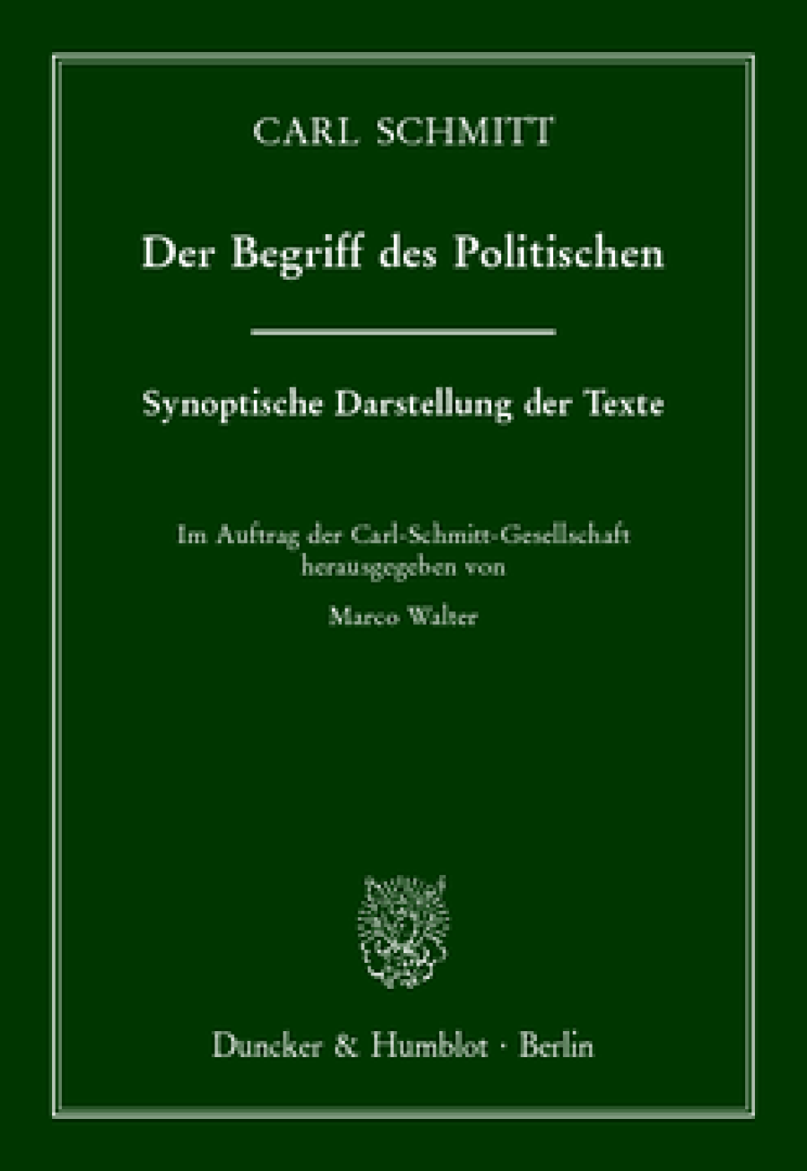 Der Begriff des Politischen