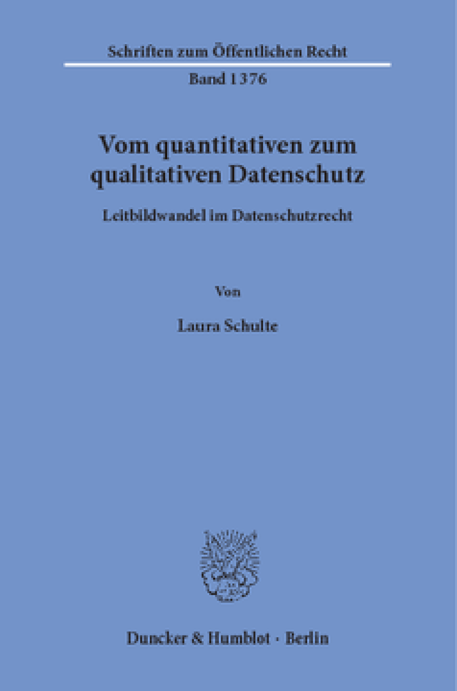 Vom quantitativen zum qualitativen Datenschutz
