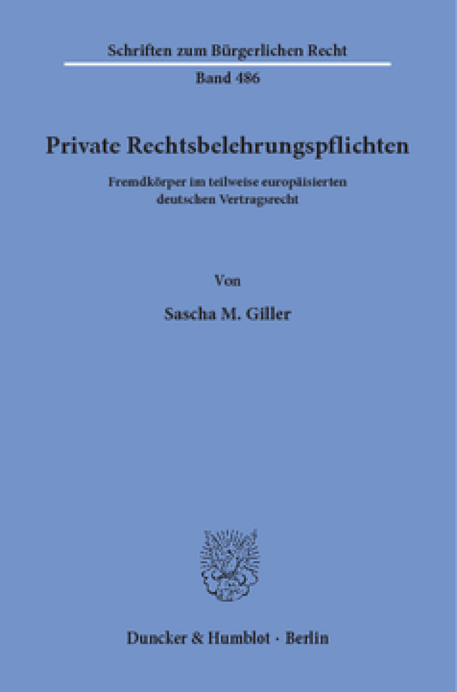 Private Rechtsbelehrungspflichten