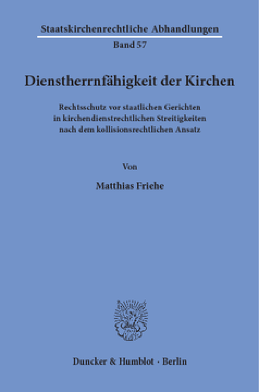 Dienstherrnfähigkeit der Kirchen