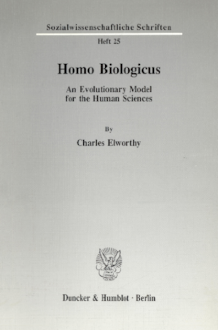 Homo Biologicus