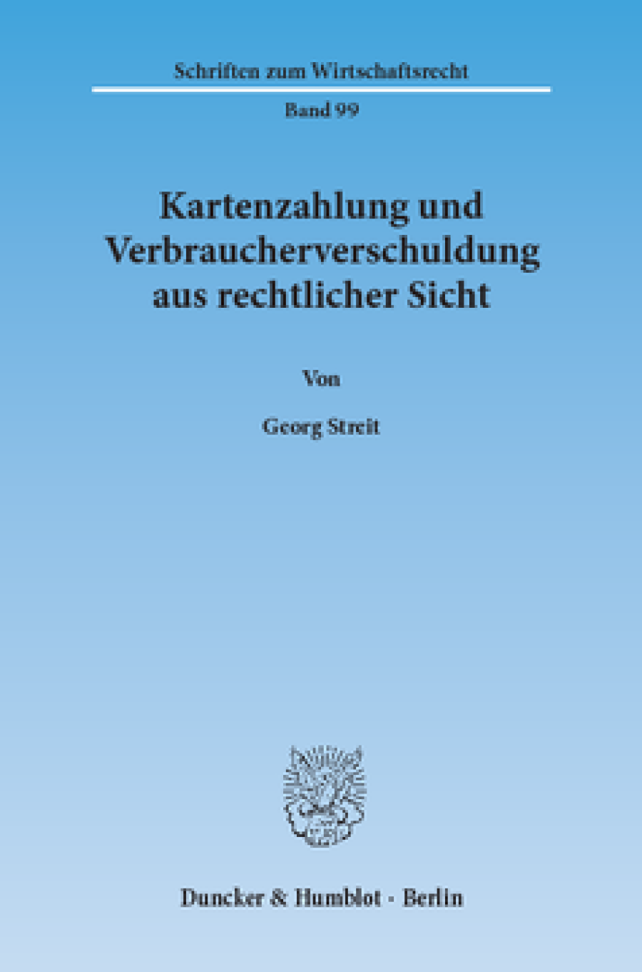 Kartenzahlung und Verbraucherverschuldung aus rechtlicher Sicht