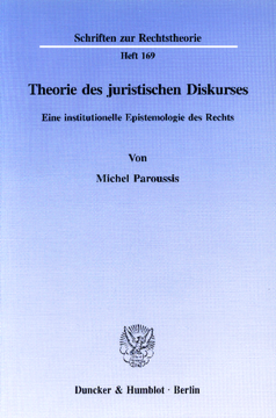 Theorie des juristischen Diskurses