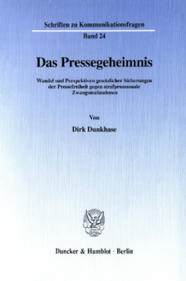 Das Pressegeheimnis