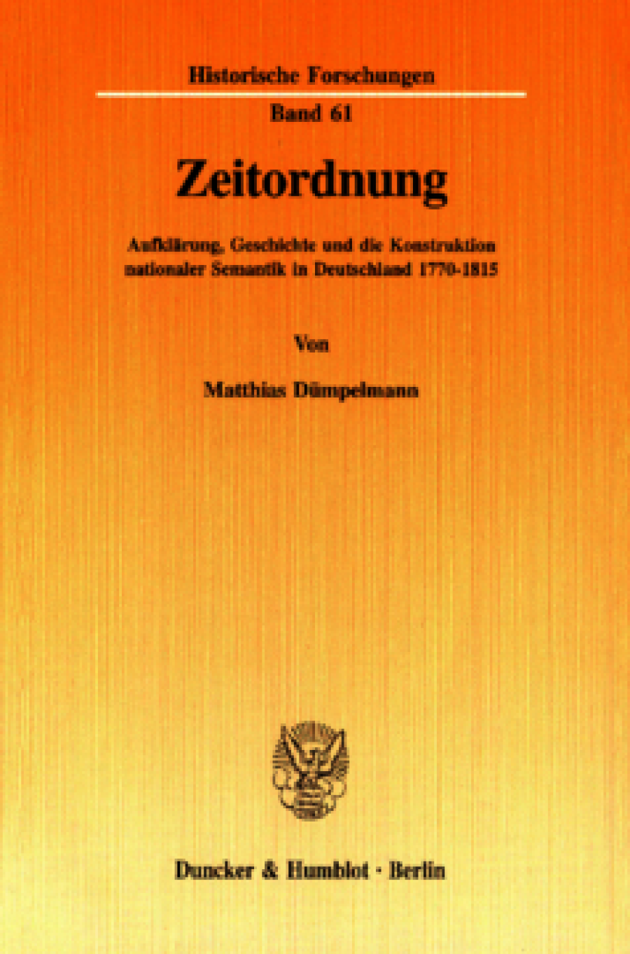 Zeitordnung