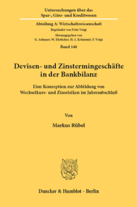 Devisen- und Zinstermingeschäfte in der Bankbilanz