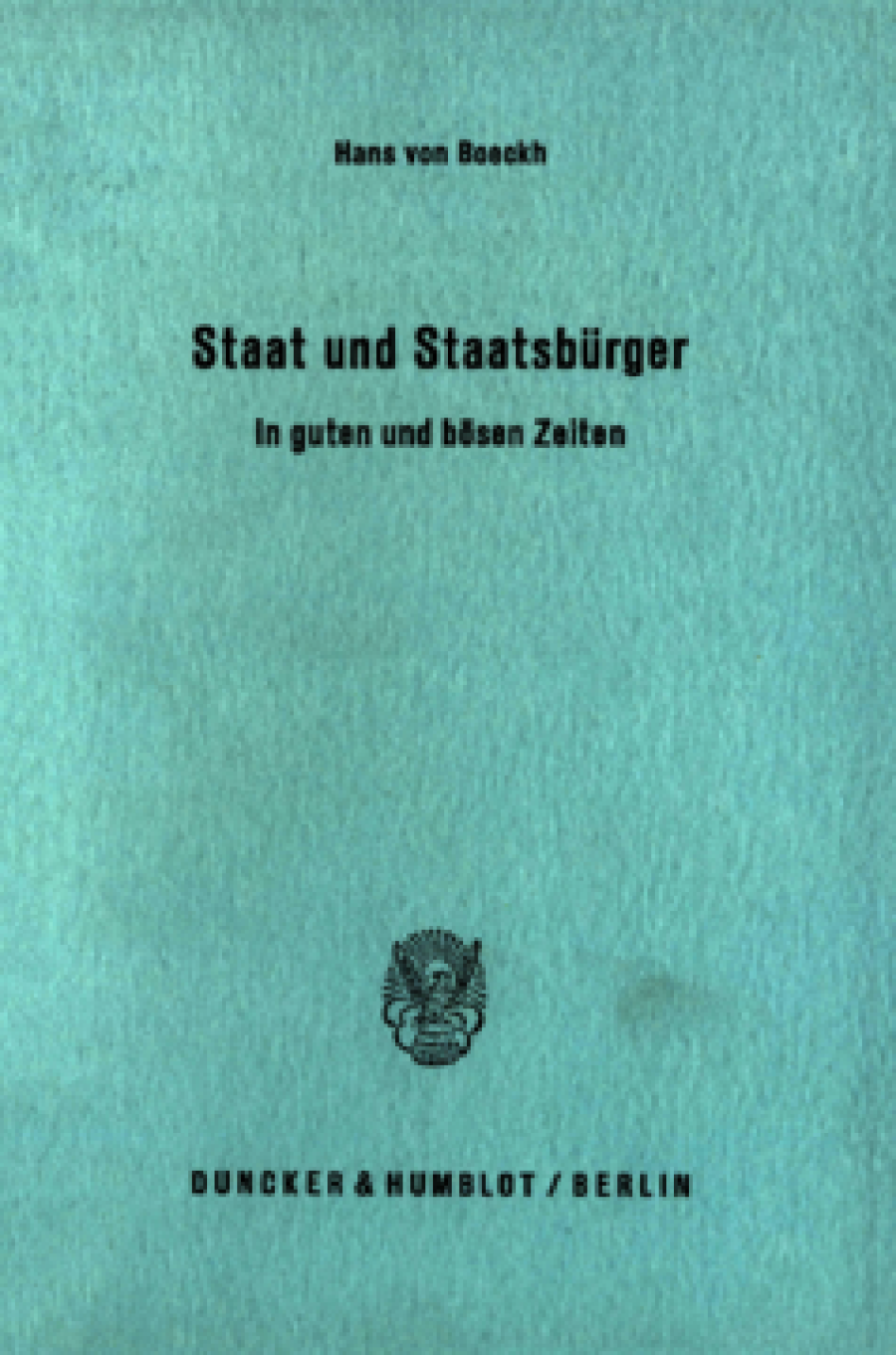 Staat und Staatsbürger