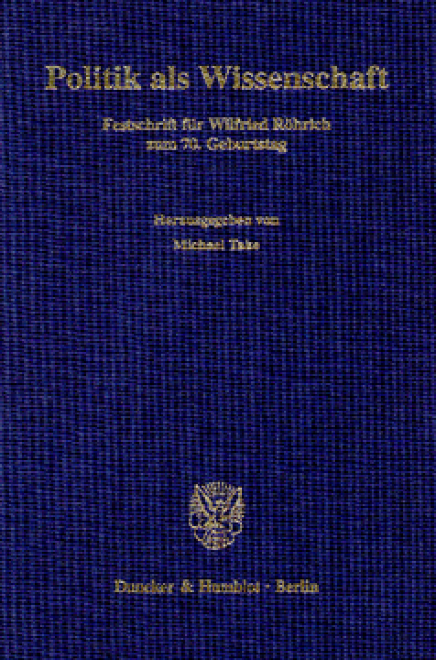 Politik als Wissenschaft