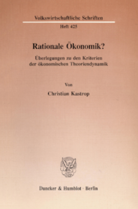 Rationale Ökonomik?
