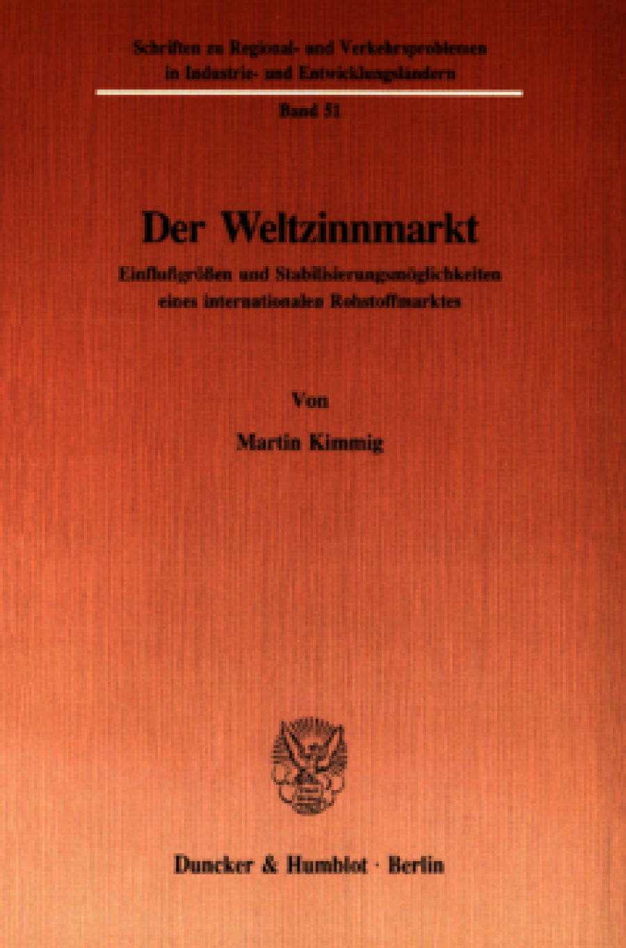 Der Weltzinnmarkt