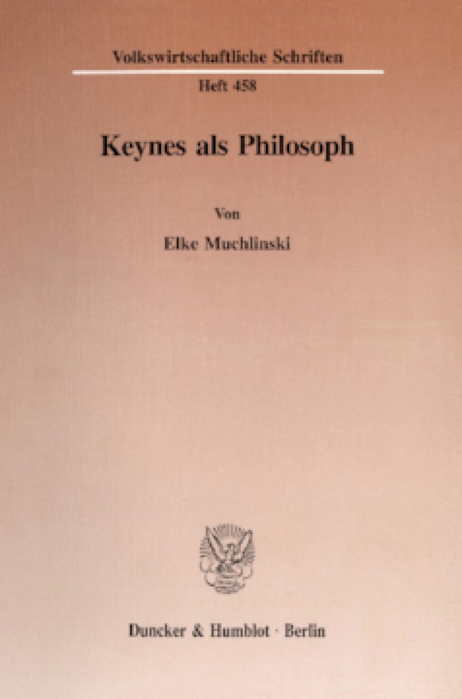 Keynes als Philosoph