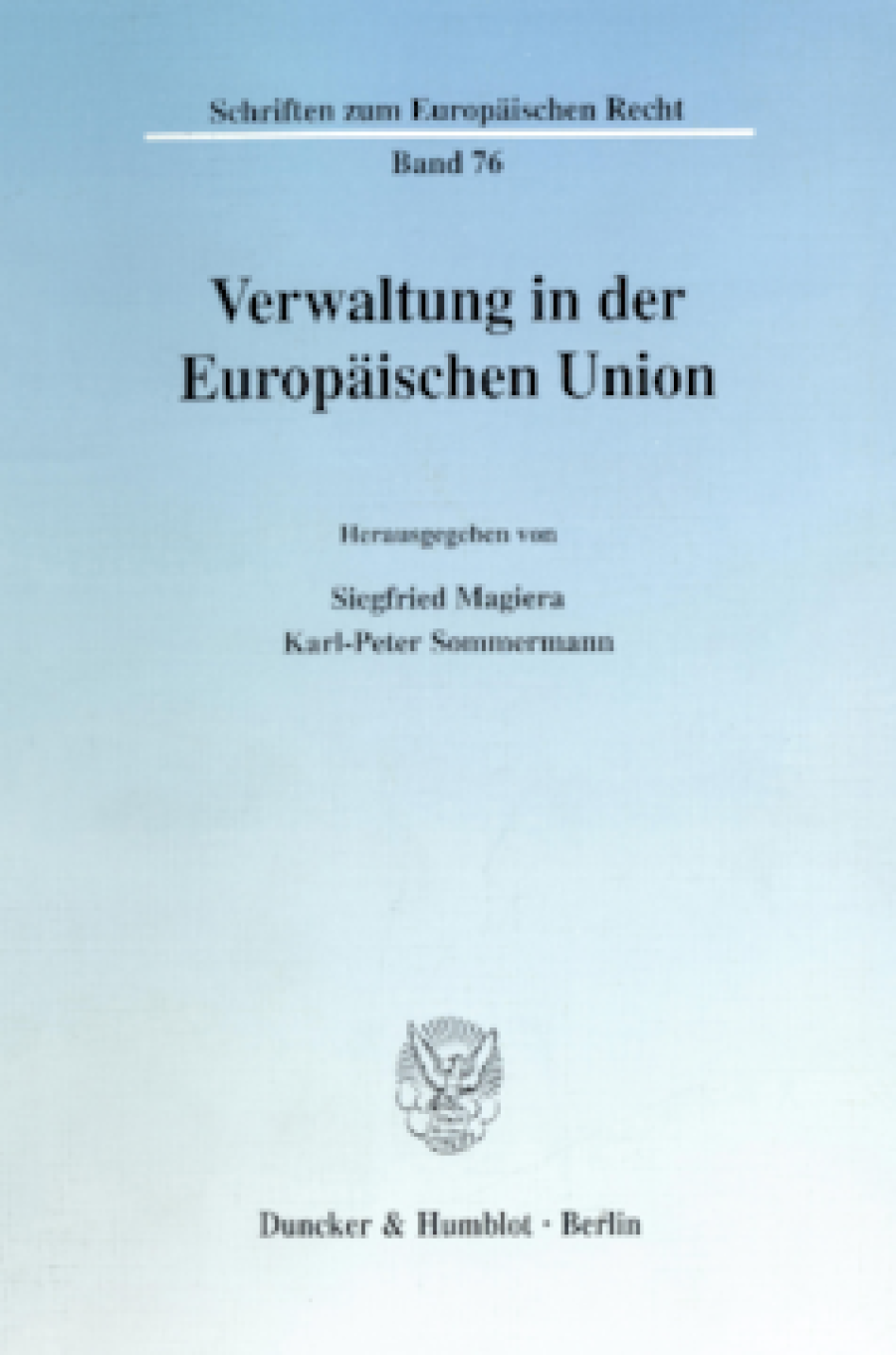 Verwaltung in der Europäischen Union