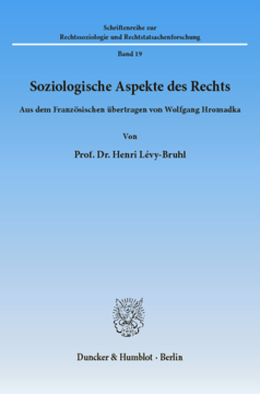 Soziologische Aspekte des Rechts