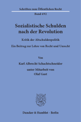 Sozialistische Schulden nach der Revolution