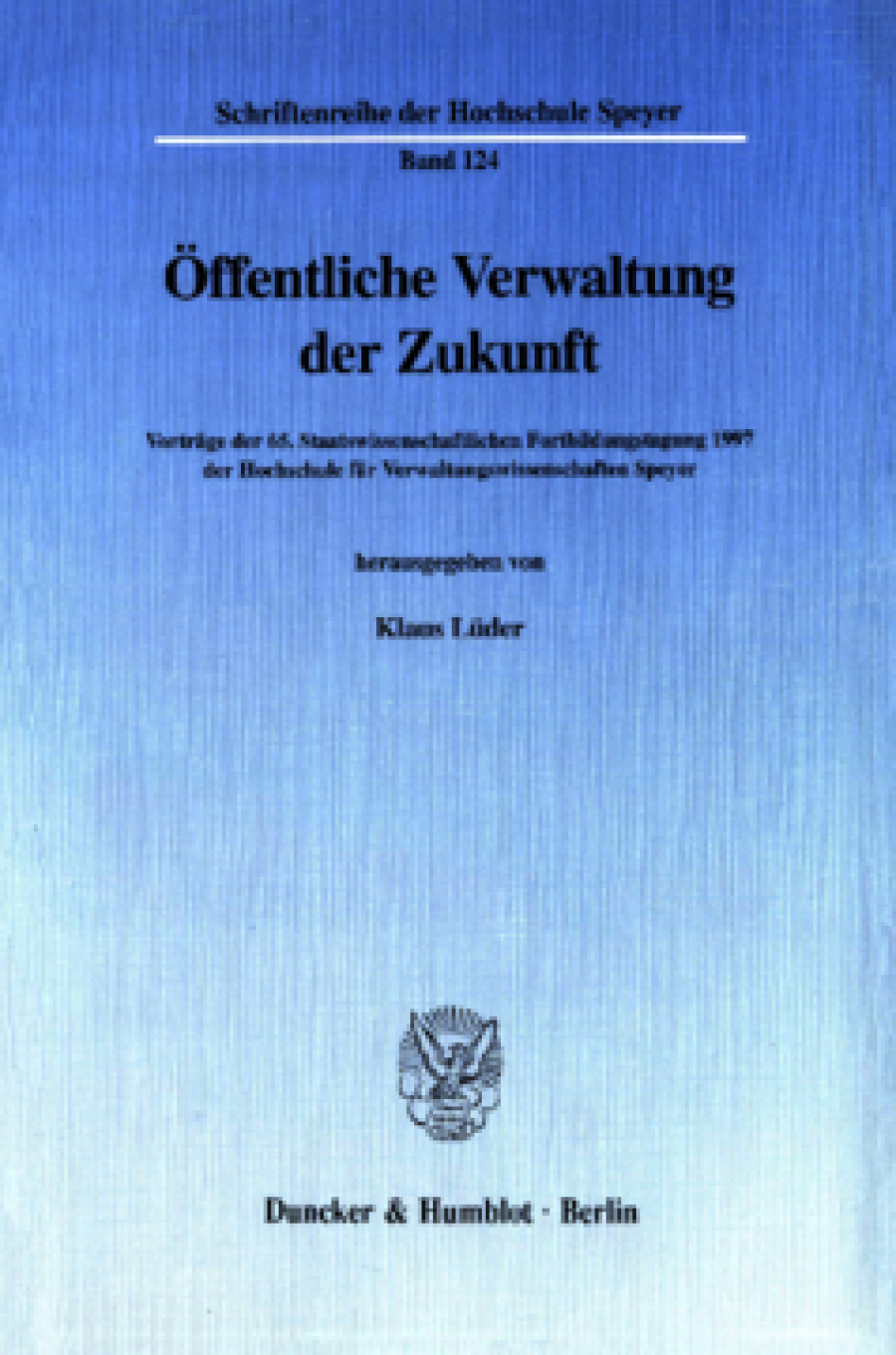 Öffentliche Verwaltung der Zukunft