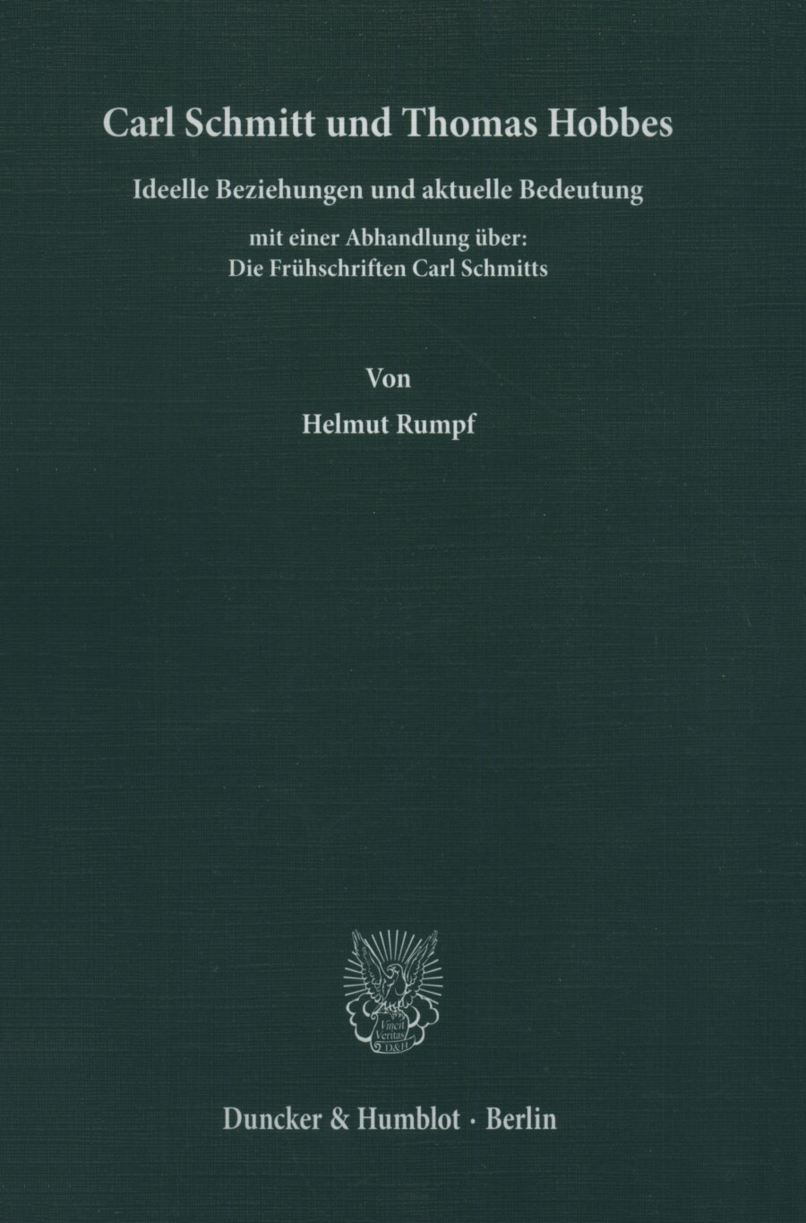 Carl Schmitt und Thomas Hobbes