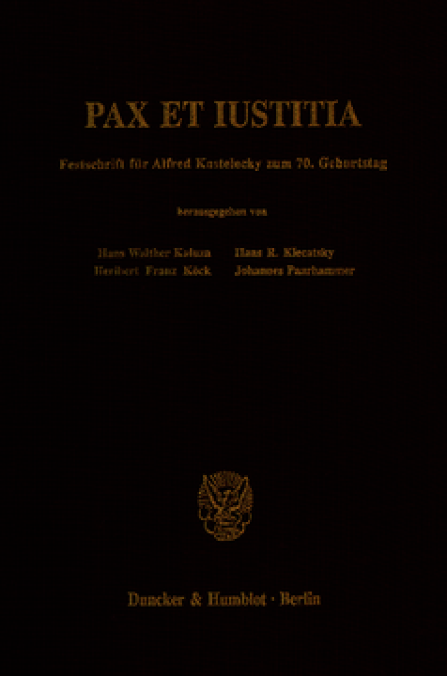 Pax et Iustitia