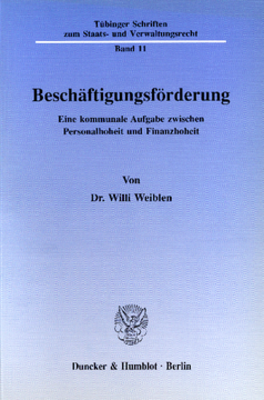 Beschäftigungsförderung