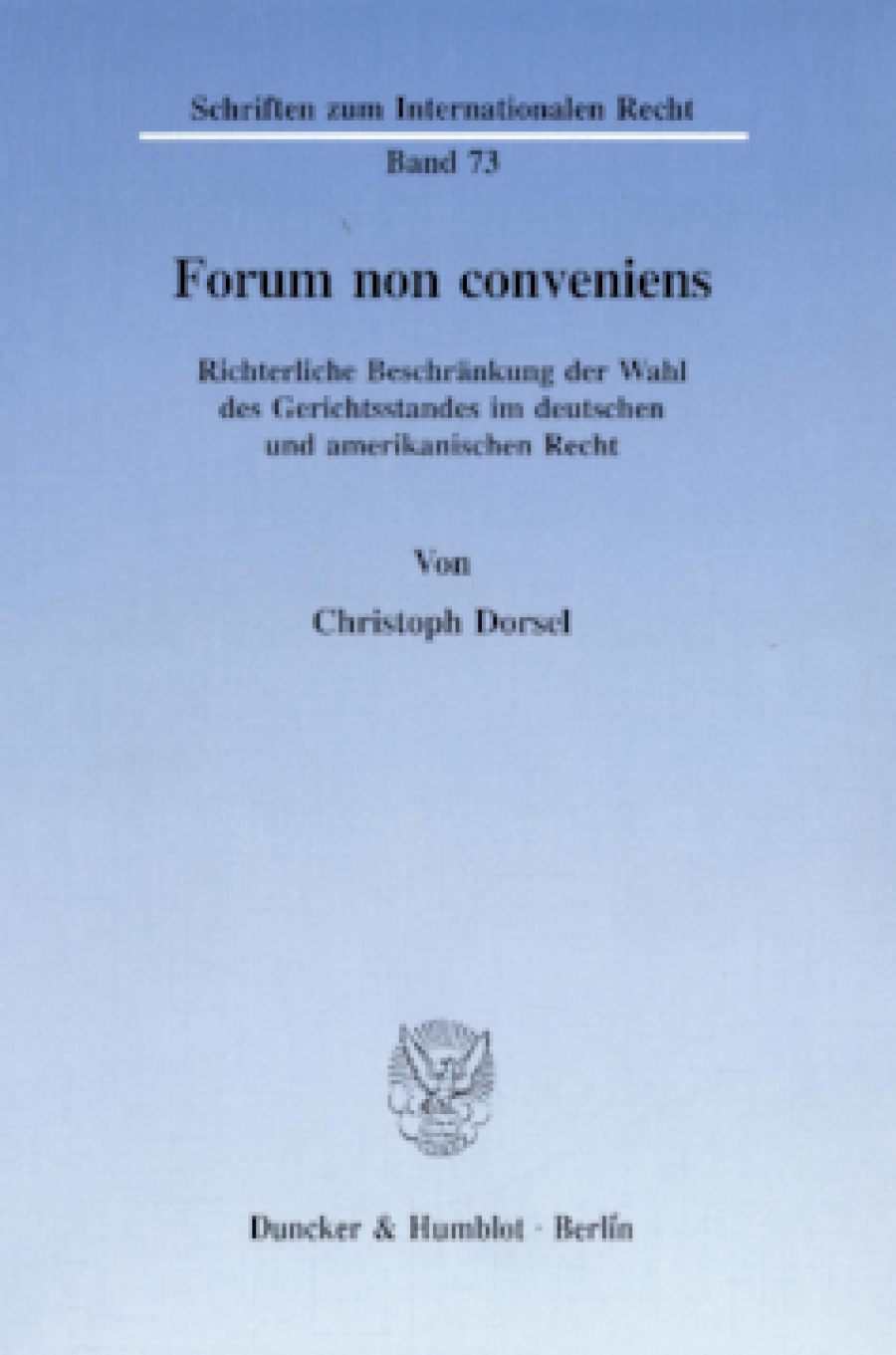 Forum non conveniens