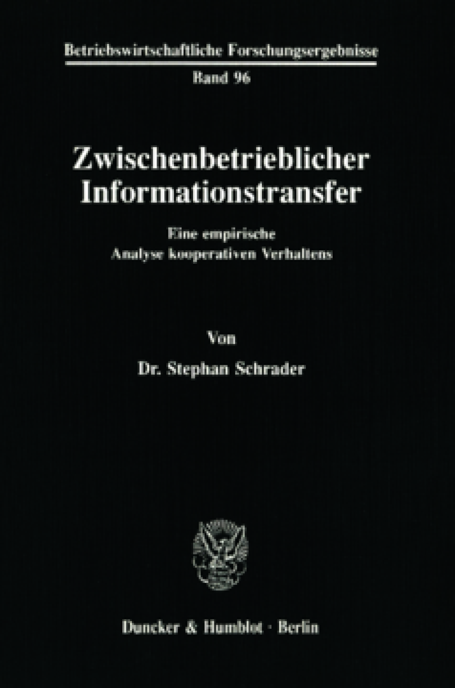 Zwischenbetrieblicher Informationstransfer