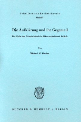 Die Aufklärung und ihr Gegenteil