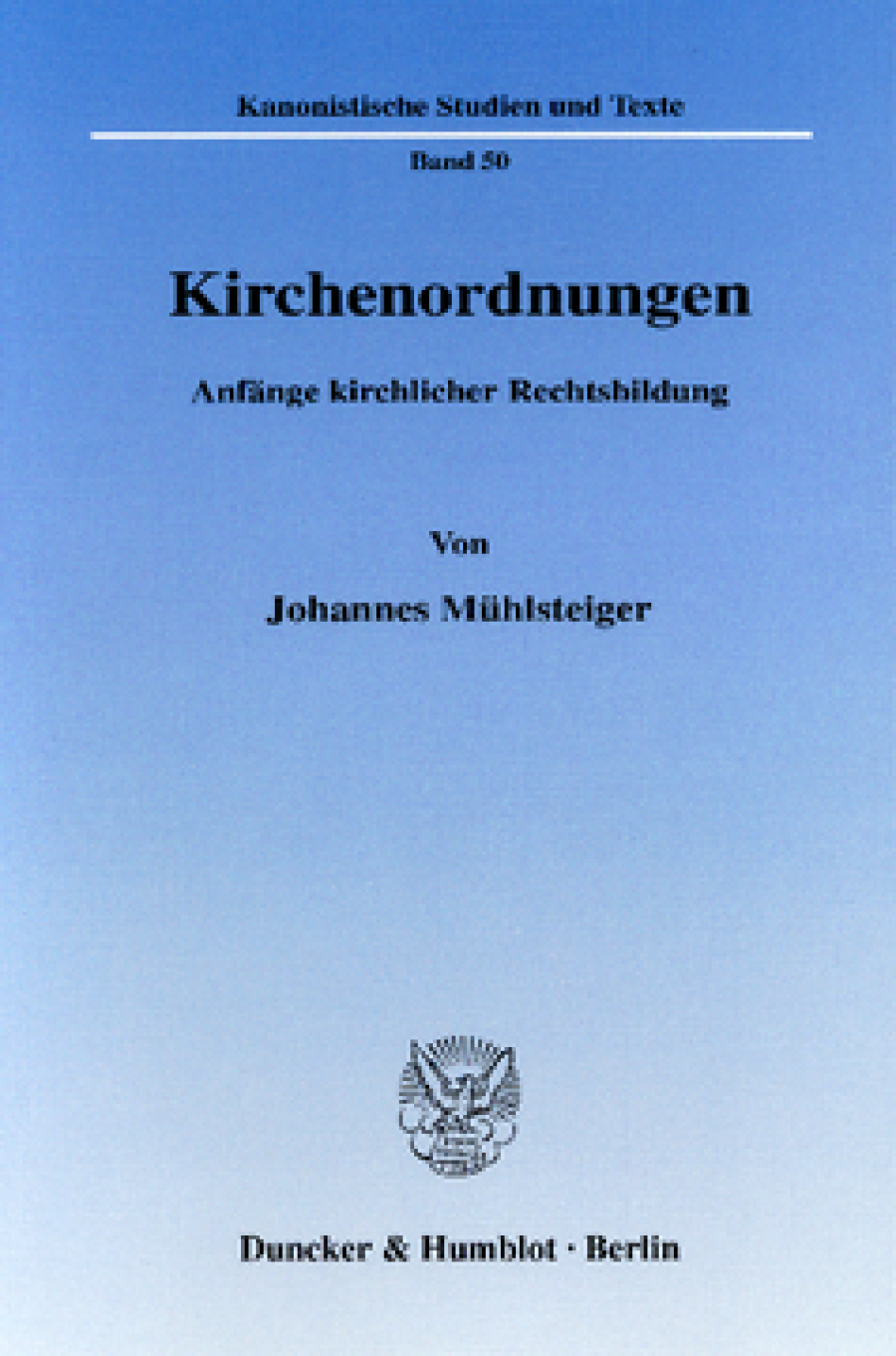 Kirchenordnungen