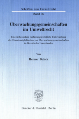 Überwachungsgemeinschaften im Umweltrecht