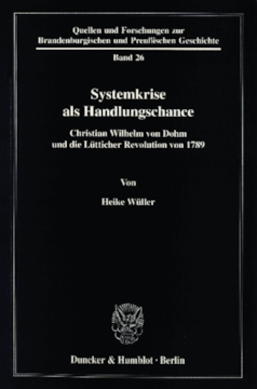 Systemkrise als Handlungschance