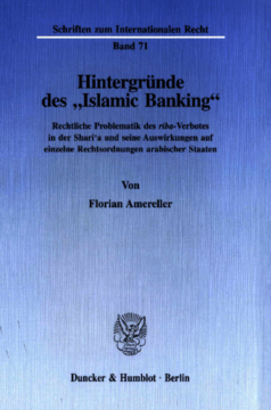 Hintergründe des »Islamic Banking«