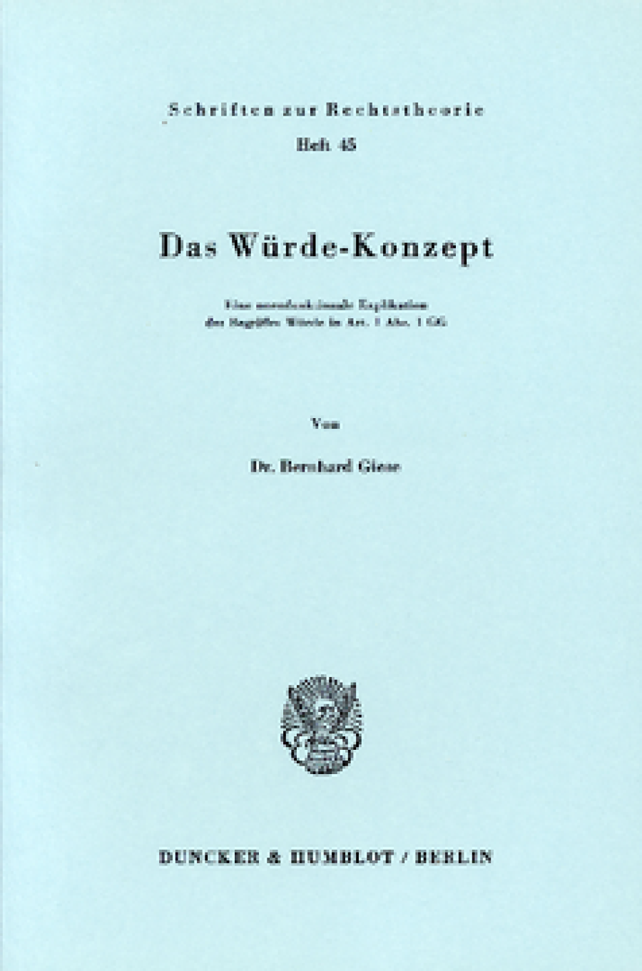 Das Würde-Konzept