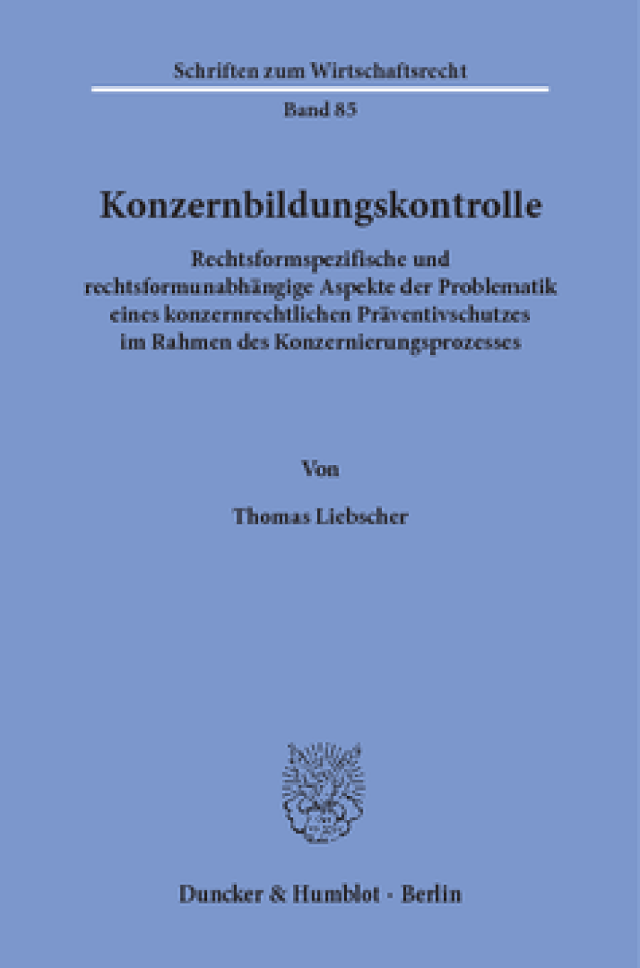 Konzernbildungskontrolle