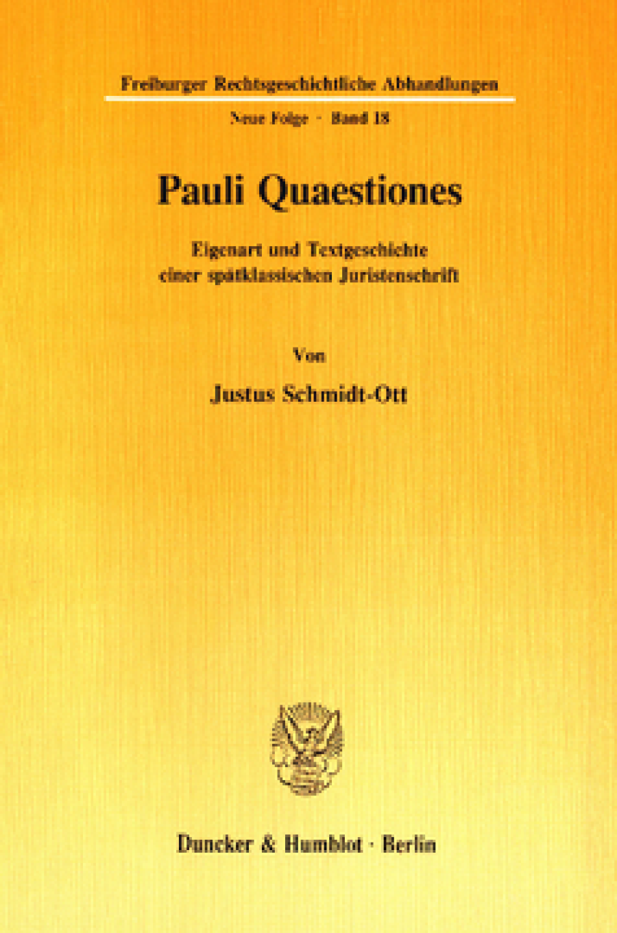 Pauli Quaestiones