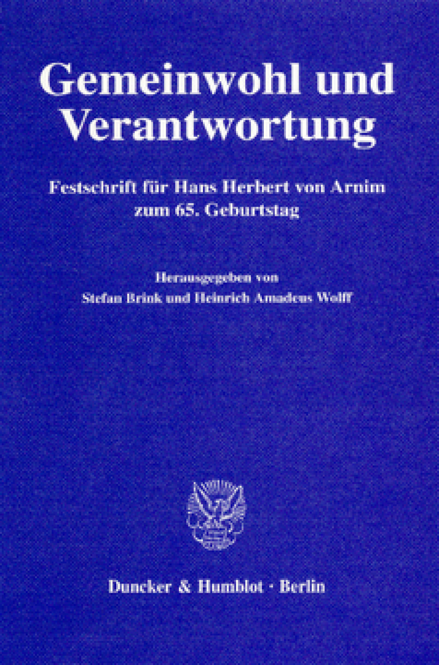Gemeinwohl und Verantwortung