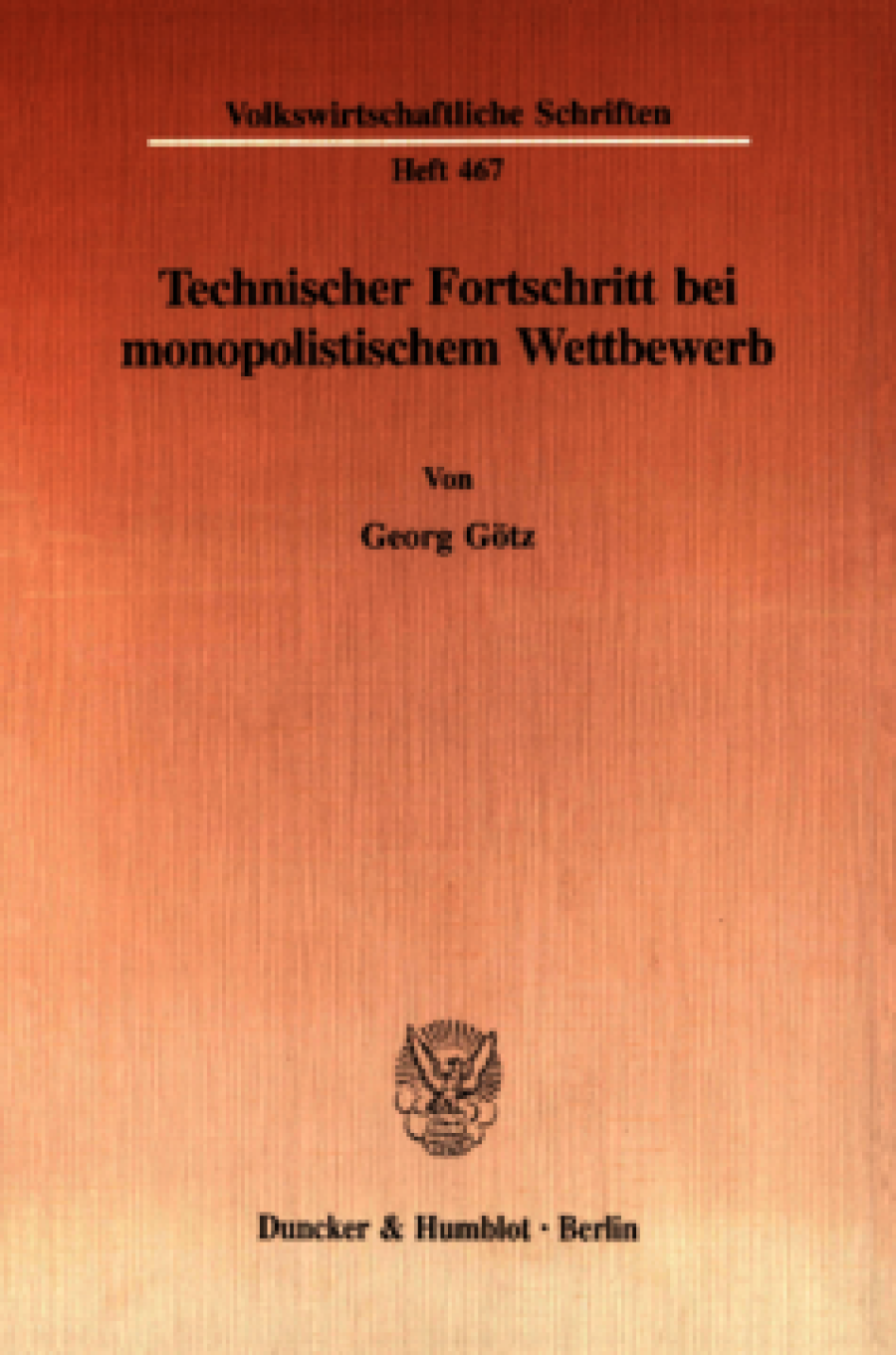 Technischer Fortschritt bei monopolistischem Wettbewerb