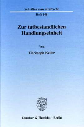 Zur tatbestandlichen Handlungseinheit