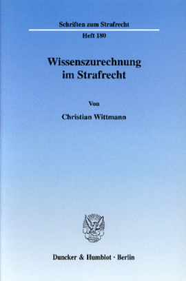 Wissenszurechnung im Strafrecht