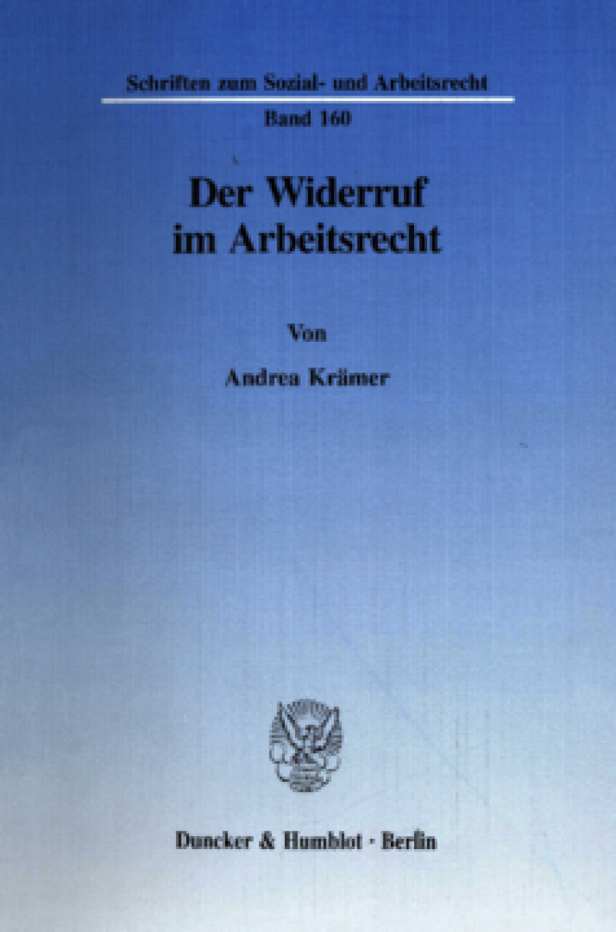 Der Widerruf im Arbeitsrecht