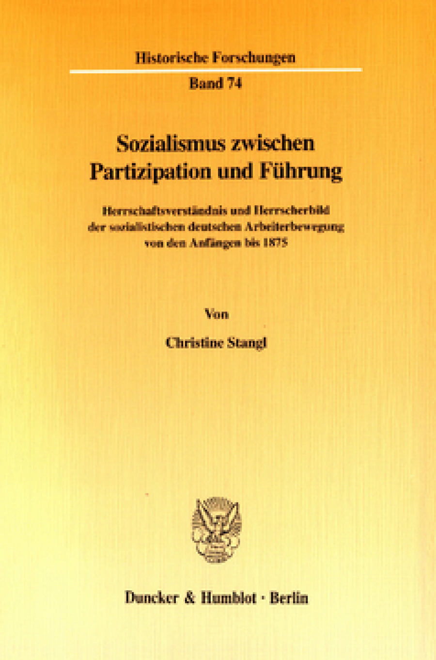 Sozialismus zwischen Partizipation und Führung