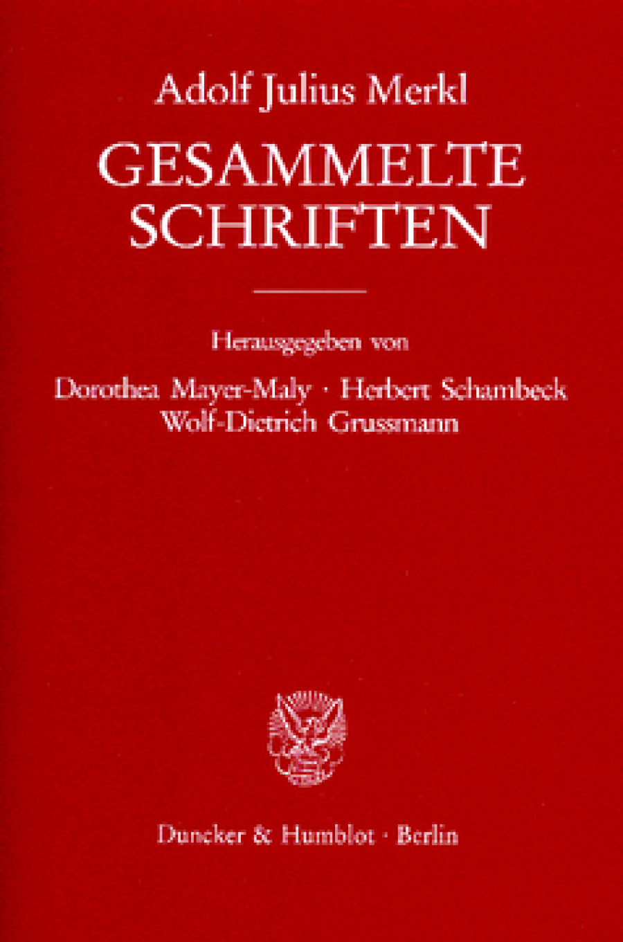 Gesammelte Schriften