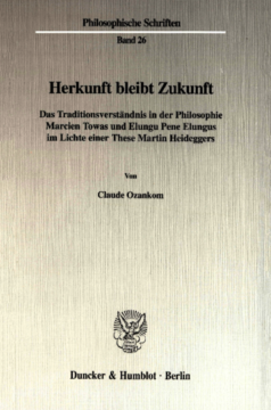 Herkunft bleibt Zukunft