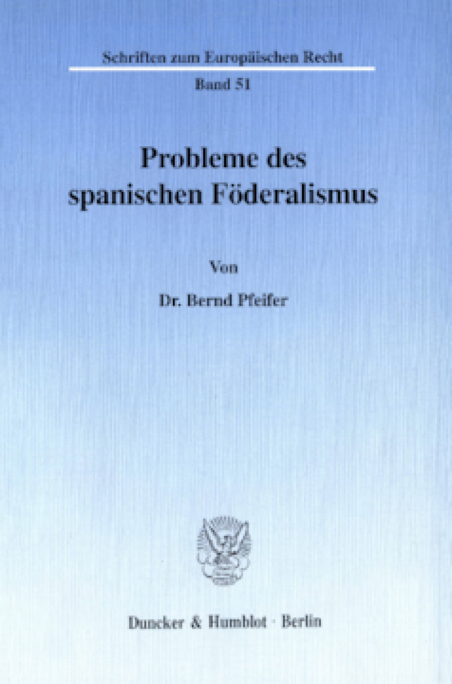 Probleme des spanischen Föderalismus