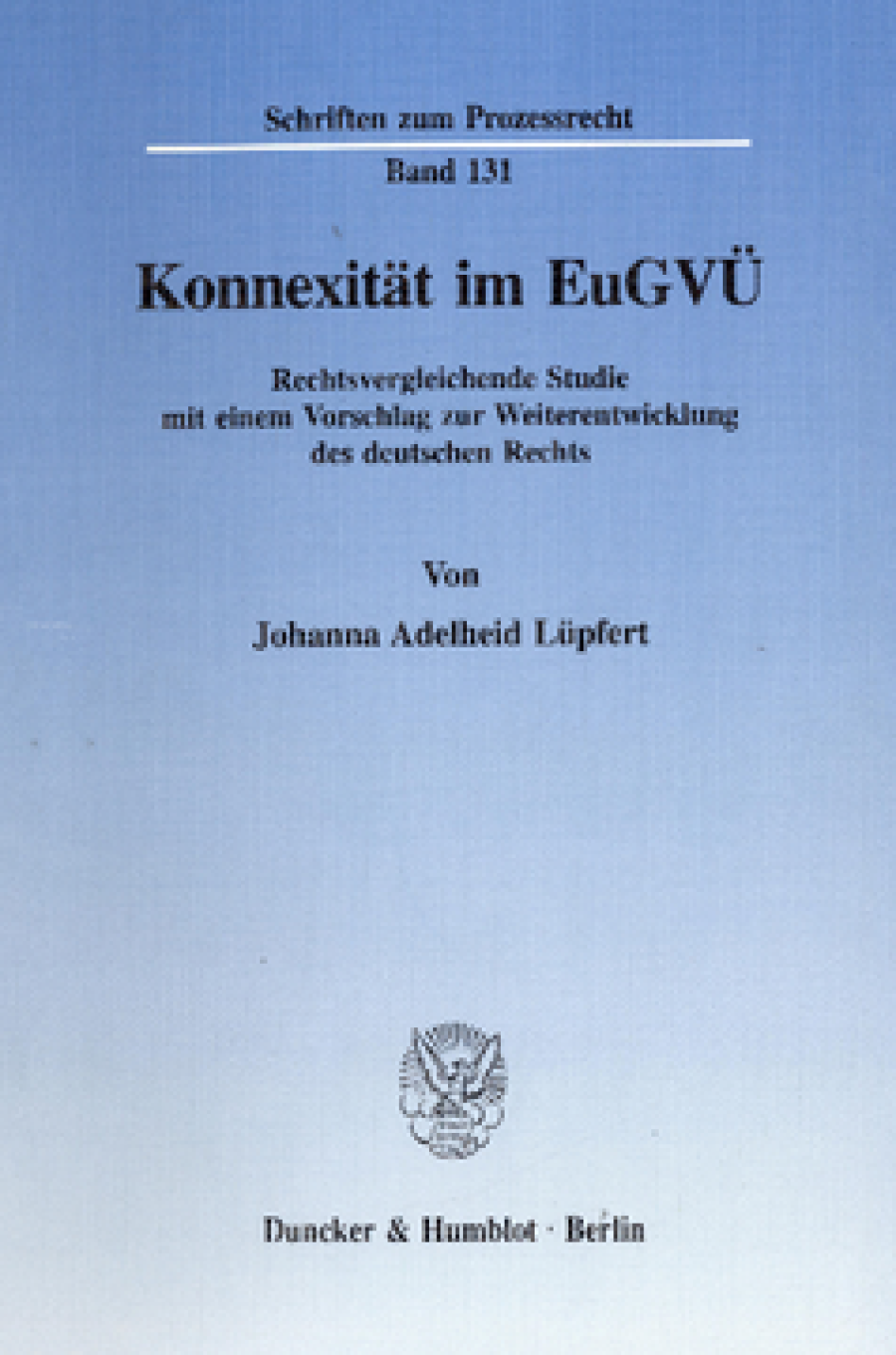 Konnexität im EuGVÜ