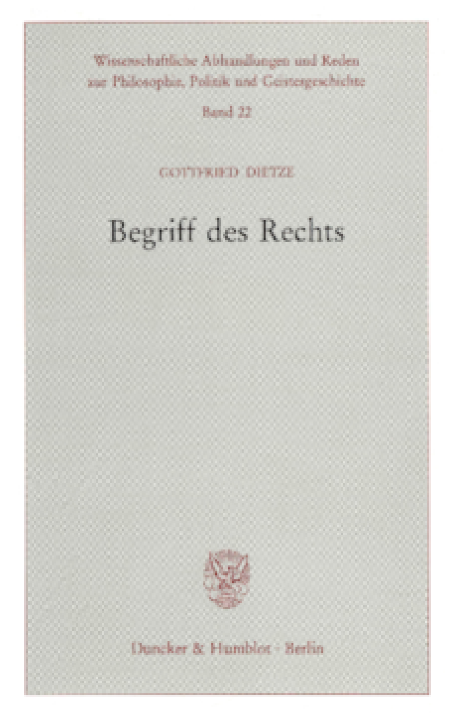 Begriff des Rechts