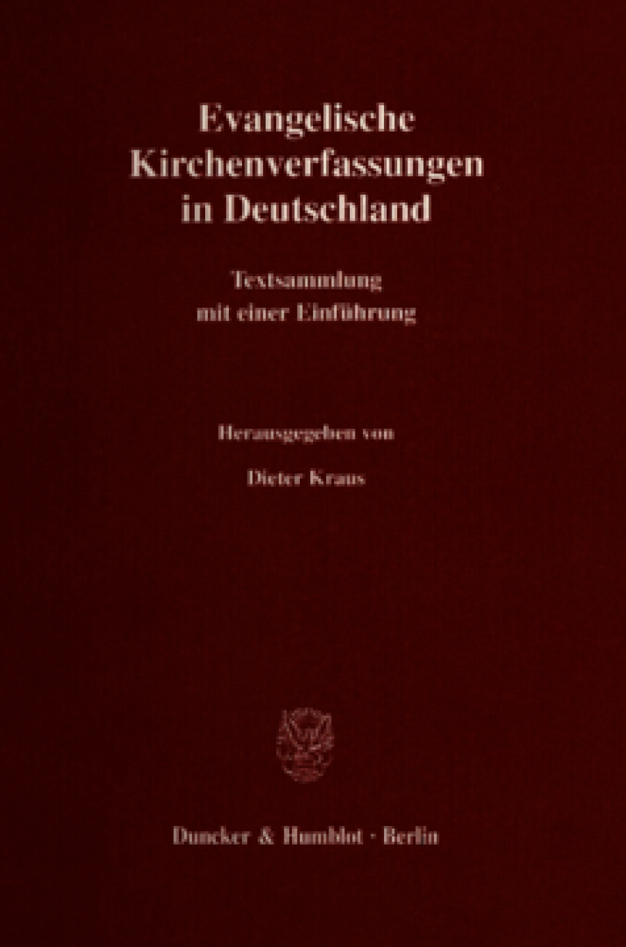 Evangelische Kirchenverfassungen in Deutschland