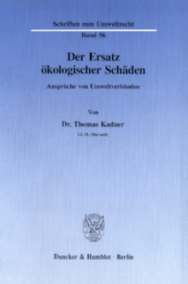 Der Ersatz ökologischer Schäden