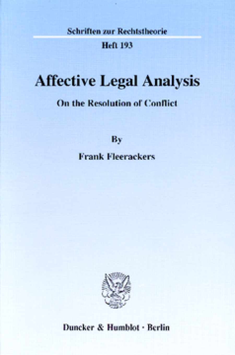 Affective Legal Analysis